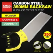 Durable Handy Hardware® Backsaw Quick Precise Cutting Carbon Steel Blade 35cm