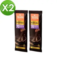 在飛比找momo購物網優惠-【西班牙 Trapa】70% 黑巧克力片24g*2入(效期：