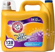 ARM & HAMMER Plus OxiClean Odor Blasters Liquid Laundry Detergent, Fresh Burst