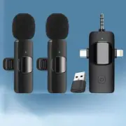 4-in-1 Wireless lapel Lavalier Microphone for iPhone, Android, and more!
