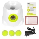 Auto Dog Ball Launcher Thrower Automatic Tennis Fetch Throwing Machine 3 Balls