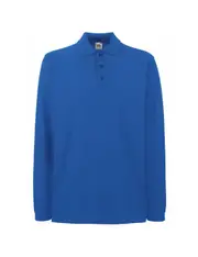 Fruit Of The Loom Mens Premium Long Sleeve Polo Shirt