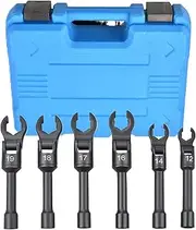 Uoqpty Torque Wrench Set | Functional Socket Wrench - Advanced Socket Wrench, Professional Multifunctional Crows Foot Wrench Tool Set