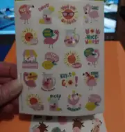Eureka Scratch and Sniff Sticker Sheet Strawberry Lemonade Scented One Sheet