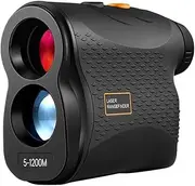 PORIYA 500M Golf Rangefinder Laser Range Finder with Slope,6X Magnification for Golf/Hunting with Flag Pole Lock Vibration,Flagpole Distance Height Speed