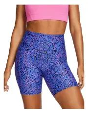 [Rockwear] Print Pocket Quad Bike Shorts Pop Abstract in Multi