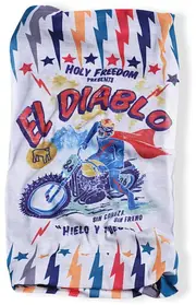 Holyfreedom El D Primaloft Multifunctional Headwear, white-red-blue for Men One Size White Red Blue