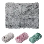 Pawz Throw Blanket Fluffy Tie Dye Shaggy Ultra Plush Long Pile Reversible Large