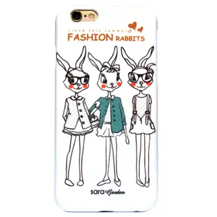 SaraGarden 客製化 手機殼 iPhone8/8Plus/7/7Plus/6【多款手機型號提供】時尚 點點 兔兔