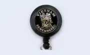 VIETNAM WAR VETERAN Retractable ID Card Holder Badge Reel VET FREE SHIP