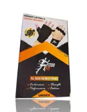 Fit Active Sports Weight Lifting Gloves With Wrist Wrap For Gym Training. Bid