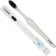 KENT Smile Extra Soft Toothbrushes for Adults with Silver Infused Triple Tipped Bristles, Soft Bristle Toothbrush for Sensitive Gum Massaging and Maximum Hygiene (White)