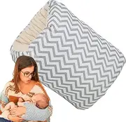 Cradle Nursing Arm Pillow - Anti-Spitting Support Head Nursing Pillow | Soft Comfortable Washable Pillow with Arm for, Breastfeeding, Travel, Mom, Kids