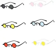 [OATIPHO] Funny Spoof Glasses for Adults 2 Pairs Retro Style Lightweight/pc for Festivals Parties