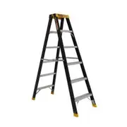 GORILLA 150kg Pro-Lite 6 Step Fibreglass Double Sided Ladder FSM006-PRO