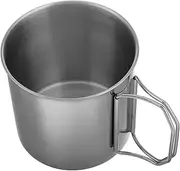 Milisten Portable Stainless Steel Camping Mug Durable Outdoor Beverage Cup for Picnics and Travel Lightweight and Compact Design Versatile Teacup for Coffee and Tea