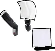 KONTONTY 2pcs Softbox Flash Diffuser Reflector for Photography Light Reflector Light Diffuser