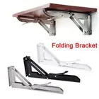 Collapsible Folding Shelf Bracket Space Saving Wall Mount Shelf Furniture