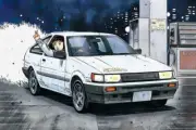 Initial D Itsuki Takeuchi's AE85 Toyota Levin 1/24 Scale Model Kit USA Seller