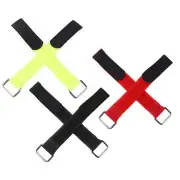 New 2Pcs Fastening Straps Nylon 20x200mm Adjustable Elastic Fixed O BUN