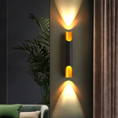 Indoor 10W LED Modern Wall Sconce Light G9 Bulb Up Down Lamp Fixture Living Room