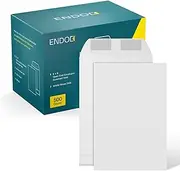 6x9 Mailing Envelopes - 500 Pack - Open End Envelopes Bulk for Catalogs, Presentations, Newsletters - Plain Envelopes 6x9 with Gummed Seal - Bright White 28lb Heavyweight Paper