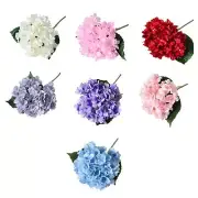 45cm Artificial Hydrangeas Flower with Stem for Cafe, Living Room Elegant