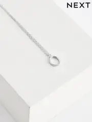 Sterling Silver O Initial Necklace (A98520) | $39
