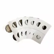 500 2x2 Guardhouse Mixed Coin Holders Mylar Cardboard Storage Cent Flip Assorted
