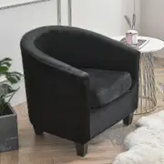 Armchair Chair Sofa Cover Living Room Chair Seat Slipcover Black