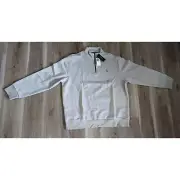 NWT Polo Ralph Lauren Double Knit Quarter Zip Pullover in Dune Tan