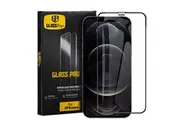 [2 PACK] For Apple iPhone 12 Pro Max Screen Protector Full Coverage Tempered Glass Screen Protector Guard (Black)