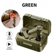 2023 Newest Shooting Ear Protection Nrr 27db Hearing Protection Earbuds Electronic Shooting Earplugs-xdd green