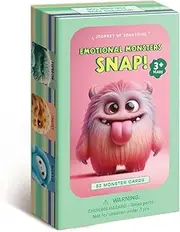 Emotional Monsters Snap Card Game - Fun and Educational Card Game for Kids 3+ - Learn About Emotions Through Play - Designed in Australia by Journey of Something