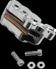 AN 6-Piston Fr Rt Brake Caliper 11.8in Chrome Dyna Super Glide 06-13