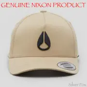 NIXON DEEP DOWN ATHLETIC KHAKI & BLACK AFRAME SNAPBACK CAP HAT NEW WITH TAGS