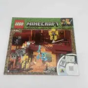 2019 Lego Minecraft The Blaze Bridge Set 21154 Instruction Book FREESHIP