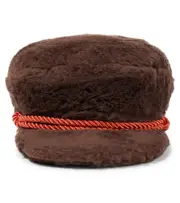[Mini Rodini] Mini Rodini Faux fur baker boy hat Inch 20.5 brown