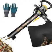 3800W Garden Leaf Blower & Vacuum Shredder, 3 in 1 Leaf Blower with 6-Speed Adjustment & 40L Leaf Collection Bag, 16:1 Shredding Ratio, for Cleaning Leaf Snow and Dust