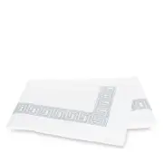 Matouk Ophelia Percale Flat Sheet, Full/Queen