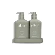 Al.Ive Body Wash & Lotion Duo in Green Pepper & Lotus Made in Australia