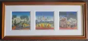Australian Print- Howard William Steer- Tryptich