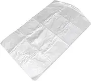 Healeved Dry Cleaning Bag Dry Cleaner Bags Plastic Clear 50 pcs 60 * 100cm Clothes Cover Garment Shield Garment Suit Bag