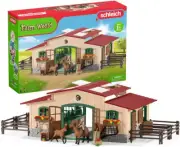 Schleich Horse Barn and Stable Playset 96-Pieces Set New Toy Gift