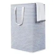 72L Laundry Hamper with Handles Large Laundry Basket Laundry Bin Blue