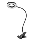 PA (Black )USB LED Desk Lamp Adjustable Dimmable Clip Reading Light For Office