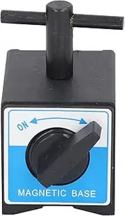 YDuupxe Metal Magnetic Base Holder 60kg Suction Force with M6 Thread Dial Indicator Magnetic Holder for Mechanical Processing