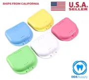 SINGLE Dental retainer orthodontic case for invisalign denture mouthguard USA