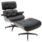 SK Designer Living Replica Eames Lounge Chair - 4 Star Ottoman