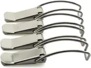 4Pcs 85Mm/3.35 Inch Spring Loaded Toggle Latch Hasp,304 Stainless Steel Box Cabi